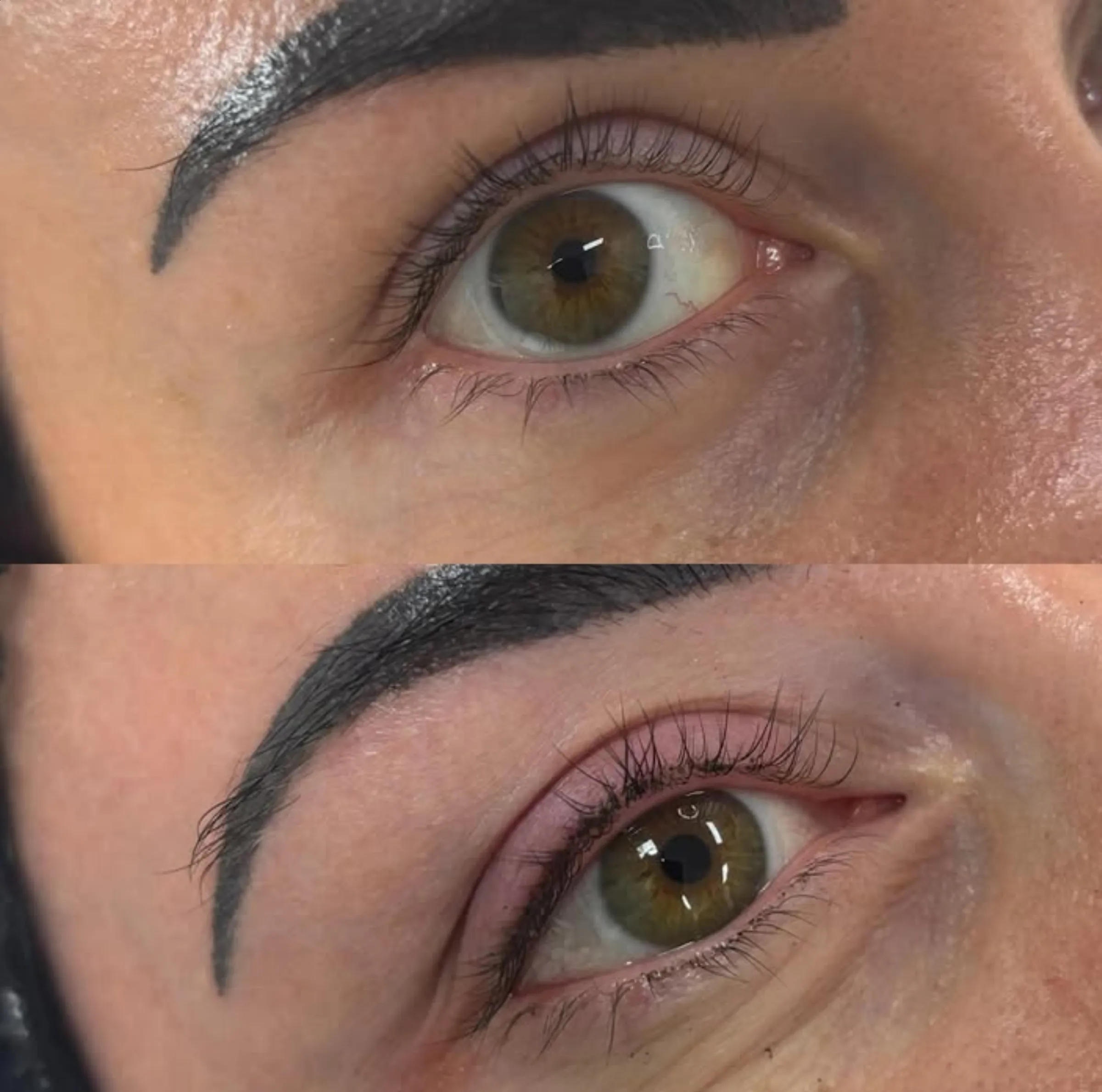 botched eyeliner tattoo fix