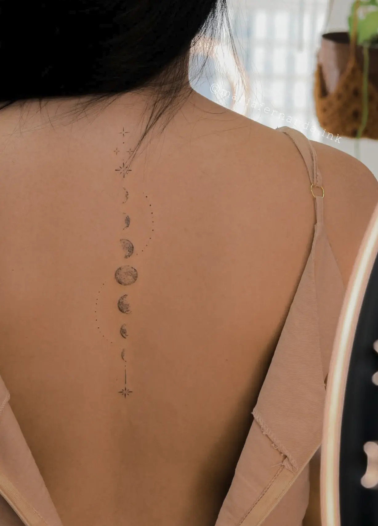 fine line sunflower tattoo
